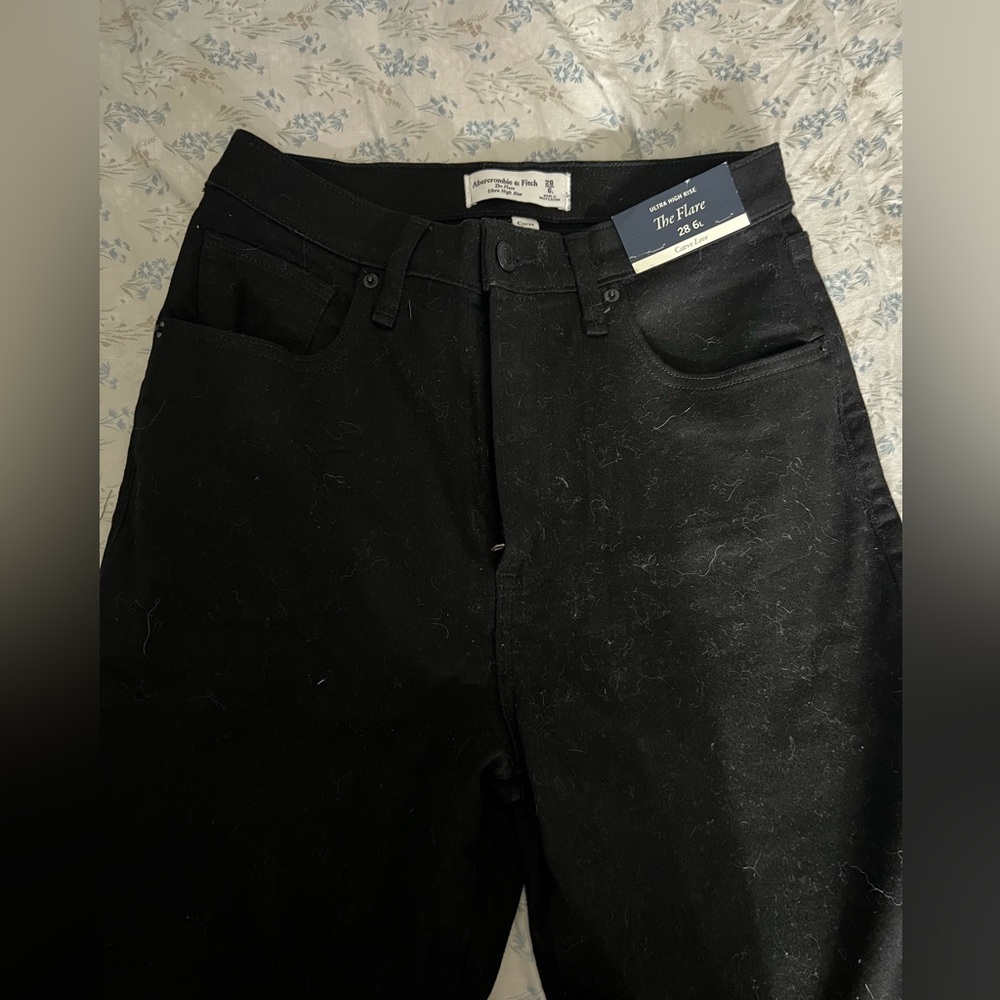 Abercrombie& fitch ultra high rise the flare curve love